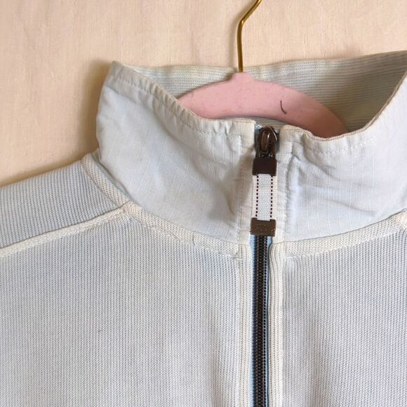 Tommy Bahama 1/4 Zip Blue Knit Top XL - Picture 6 of 6
